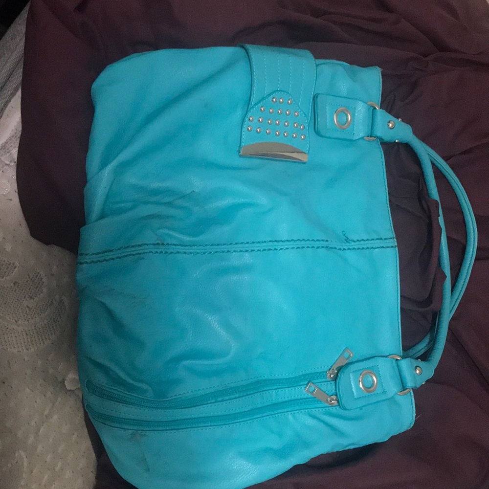 Blue purse